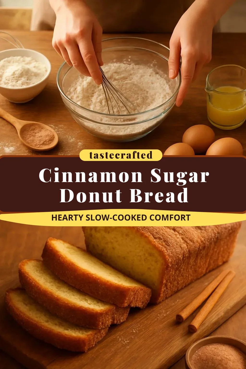 Cinnamon Sugar Donut Bread