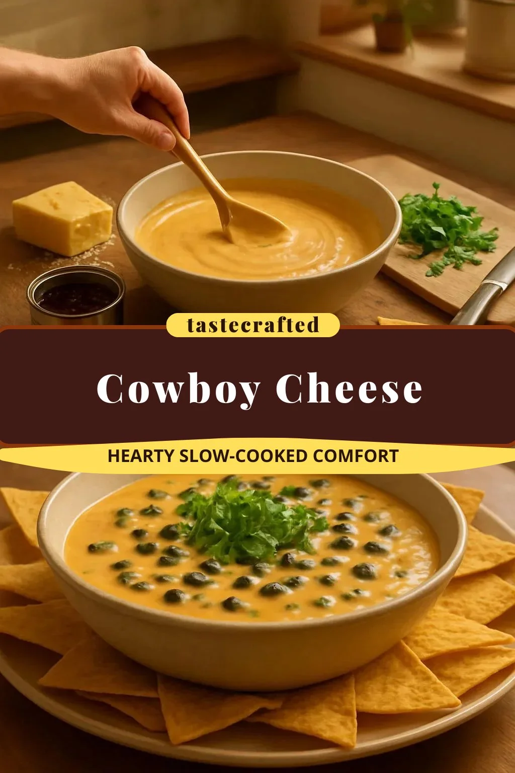 A serving of Cowboy Cheese with rustic elements, showcasing its unique texture and flavor.