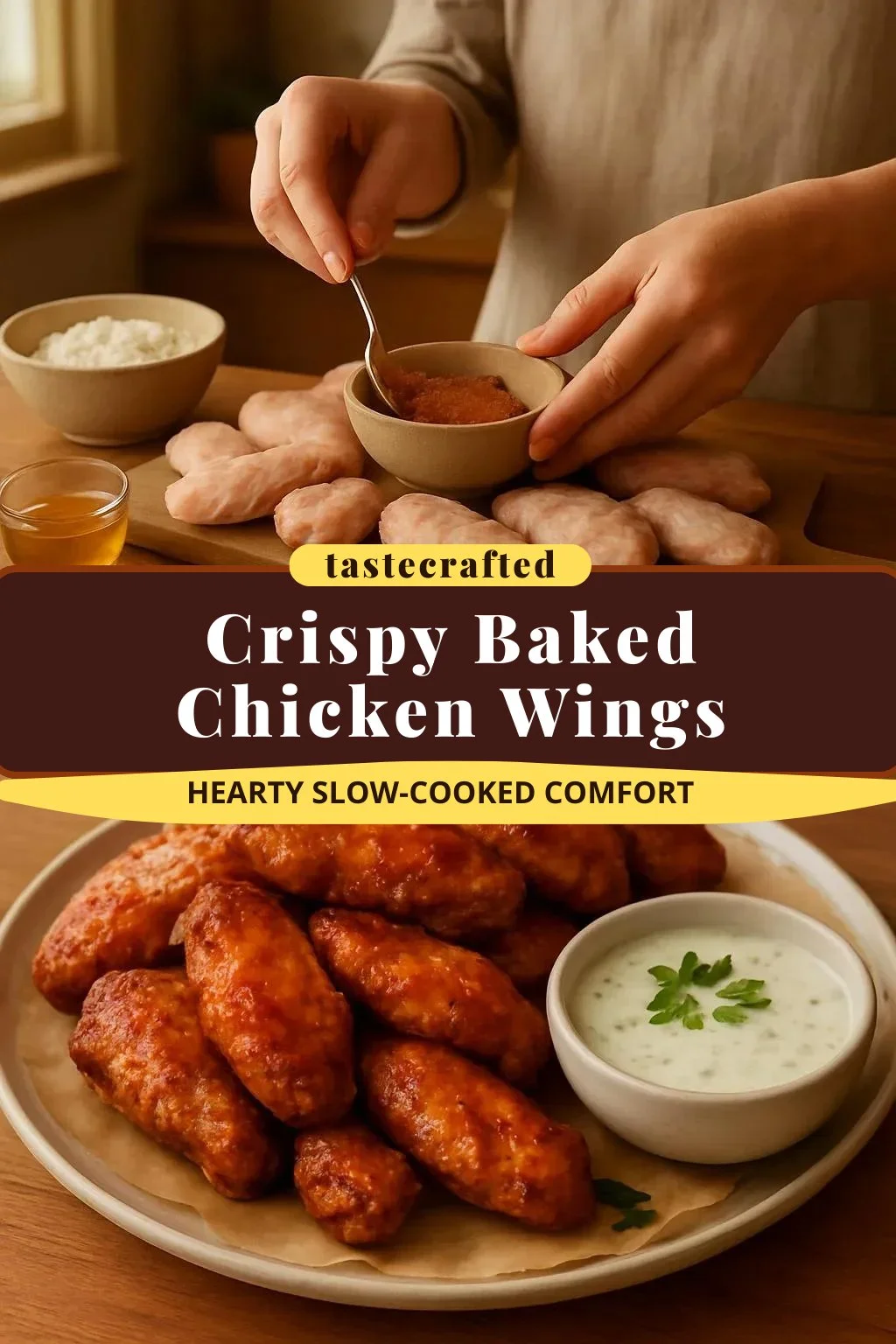 Crispy Baked Chicken Wings