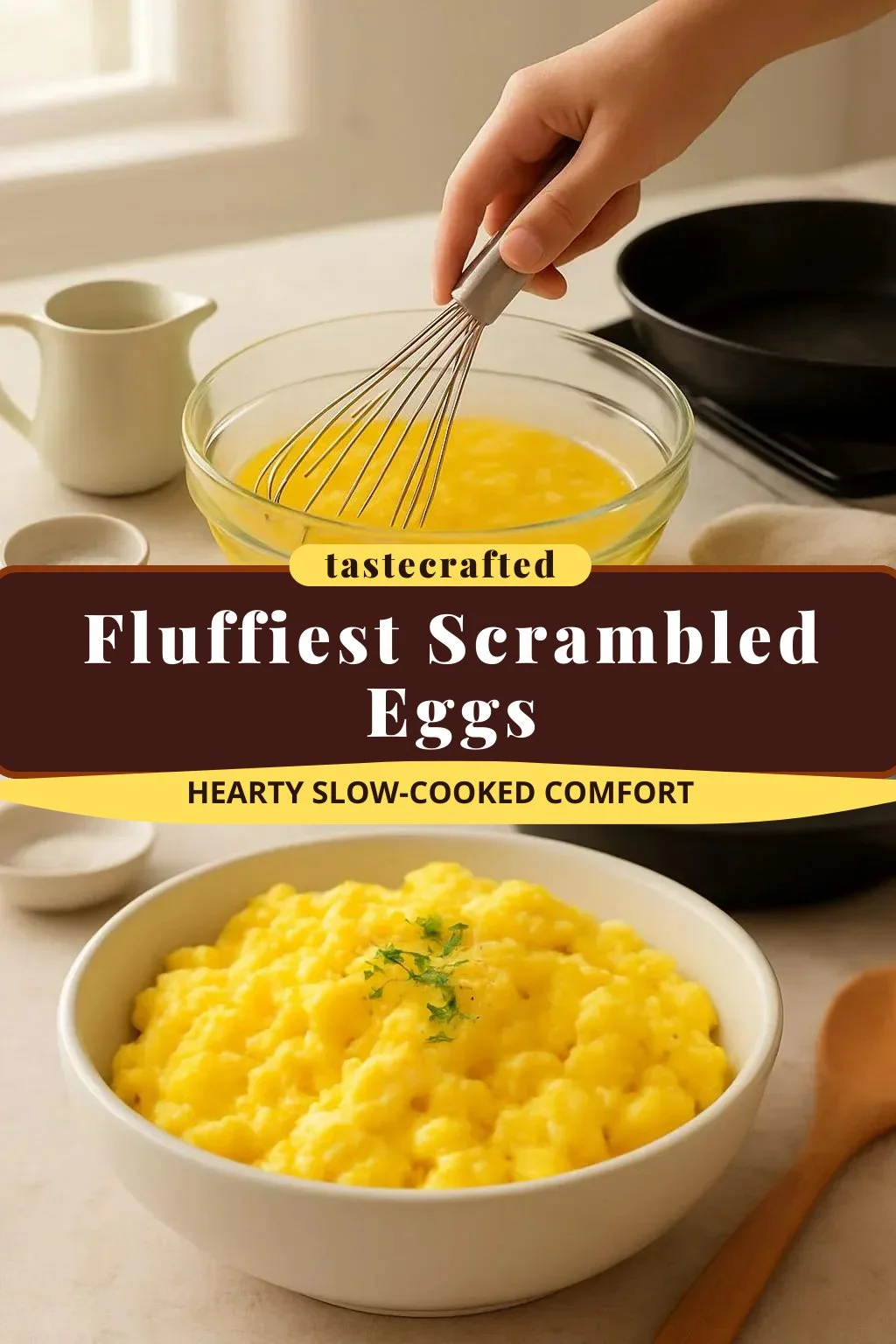 Fluffiest Scrambled Eggs