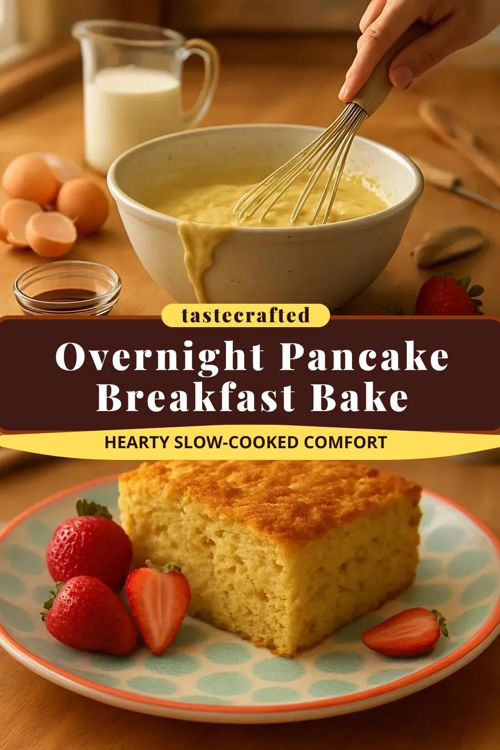 Overnight Pancake Breakfast Bake