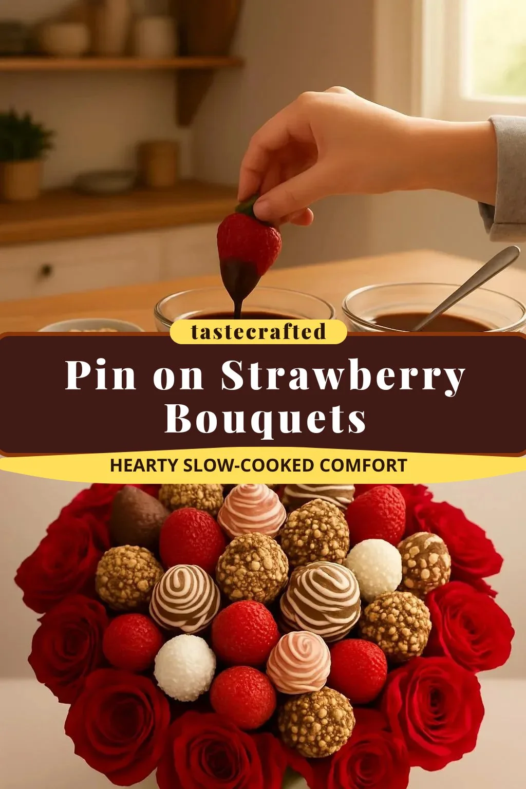 Vibrant strawberry bouquets arranged beautifully for gifting and decoration.